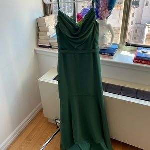 Azazie Green Dress